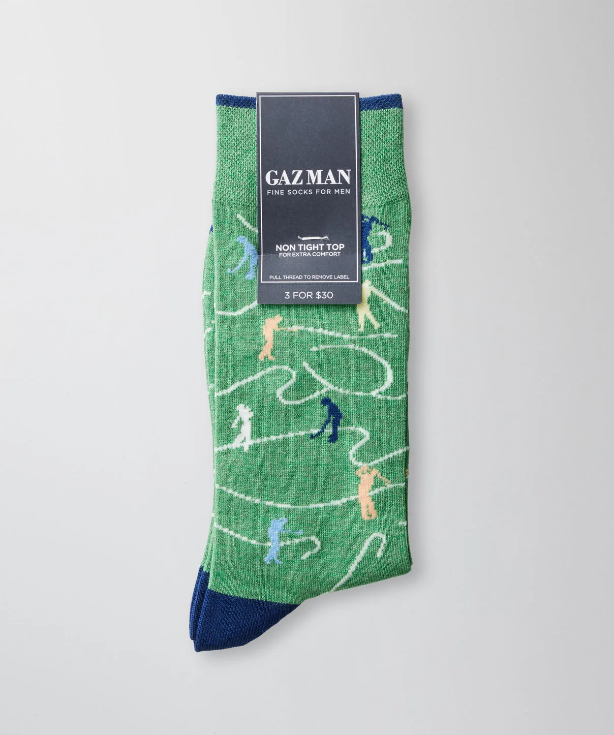 Non Tight Golf Socks - Green sold by GAZMAN product image thumbnail 2