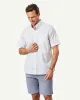 Casual Multi Check Short Sleeve Shirt - Multi Check sold by GAZMAN