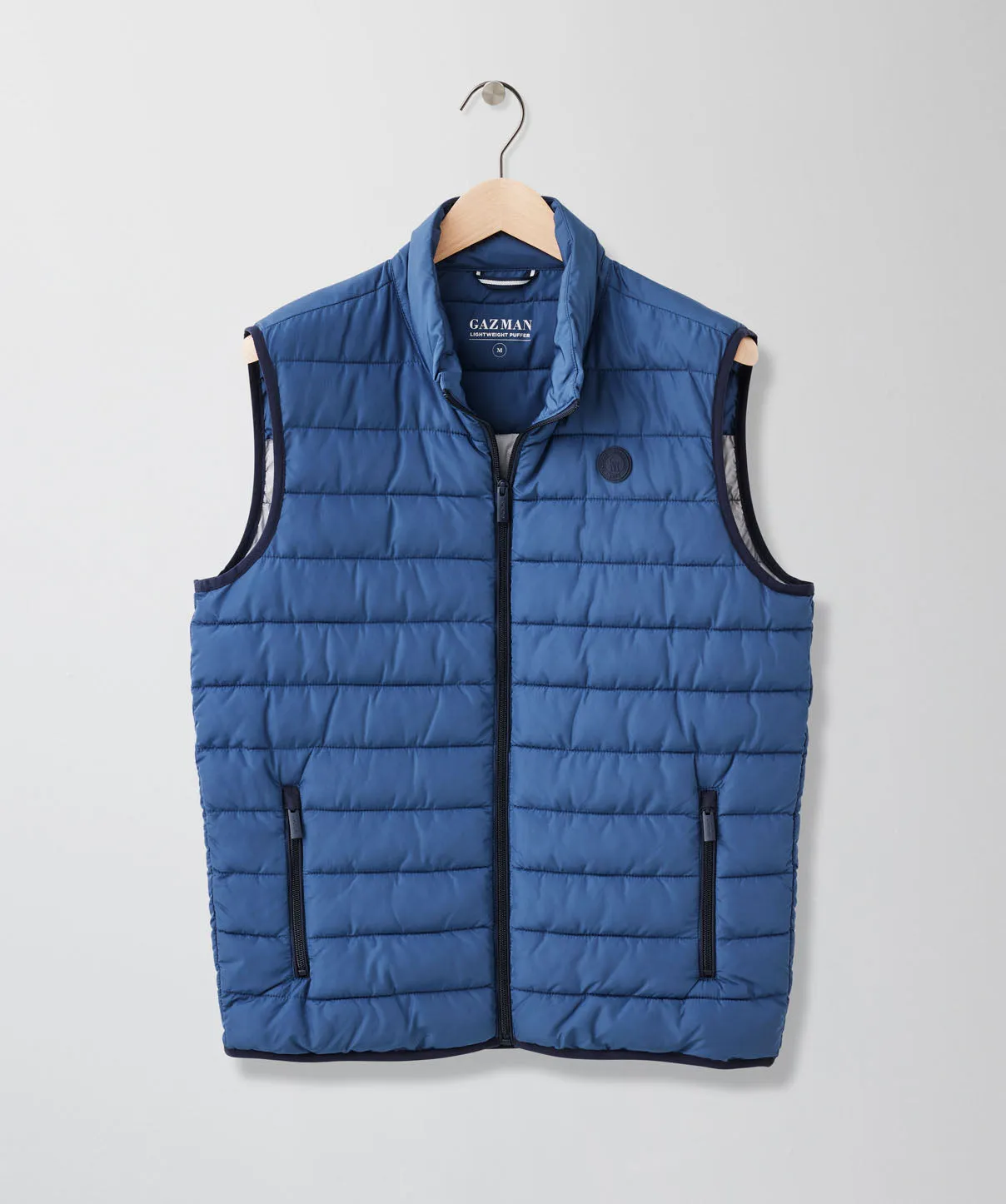 Lightweight Puffer Vest - Dark Denim sold by GAZMAN product image thumbnail 2