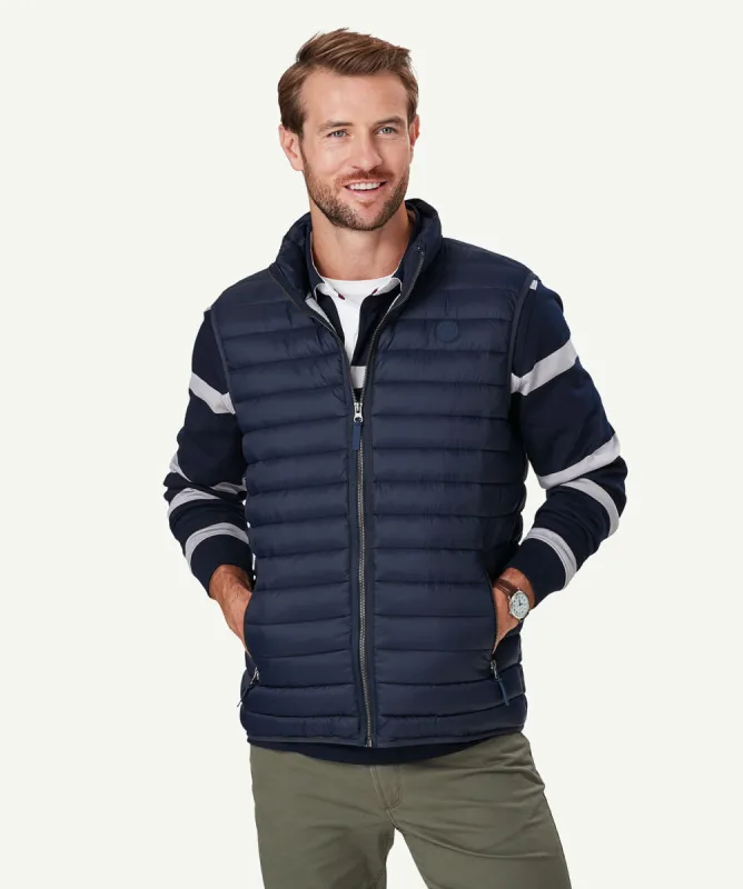 Lightweight Puffer Vest - Navy sold by GAZMAN