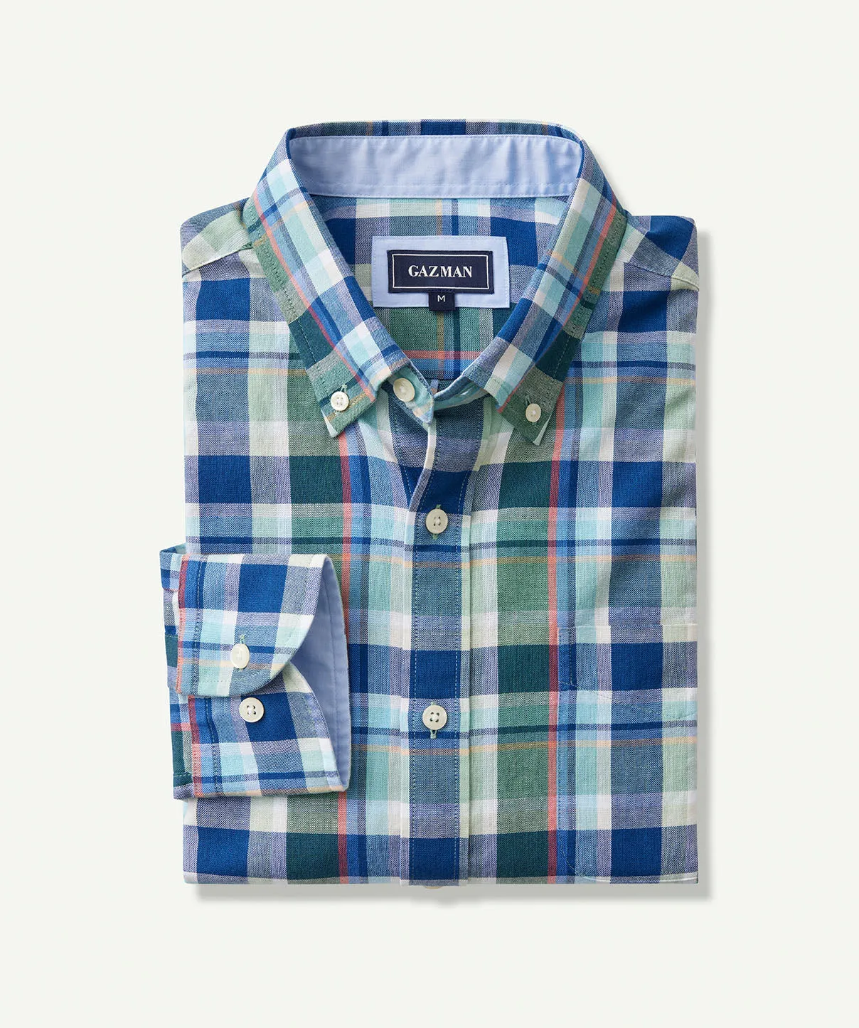 Casual Clubhouse Check Long Sleeve Shirt - Multi Check sold by GAZMAN product image thumbnail 2