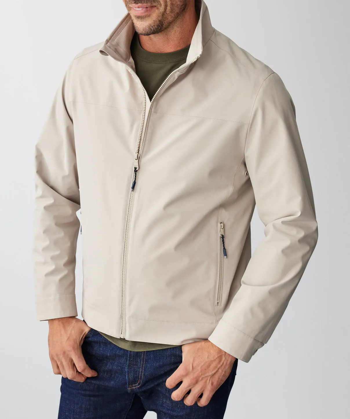 GAZFLEX Harrington Jacket - Sand sold by GAZMAN product image thumbnail 5