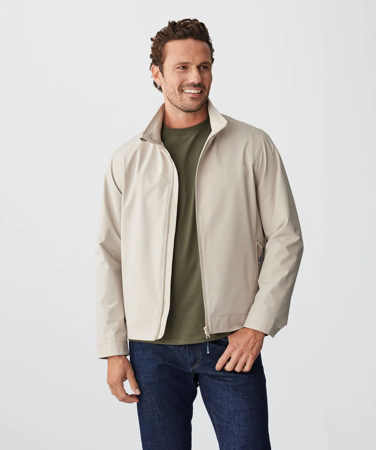 GAZFLEX Harrington Jacket - Sand sold by GAZMAN product image thumbnail 4