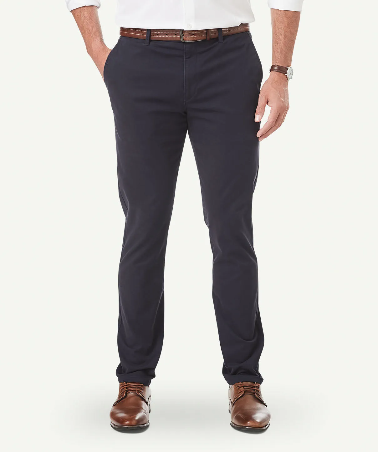 Modern Chino Pants - Navy sold by GAZMAN