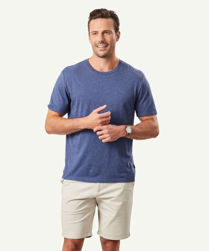 Basic Crew T-shirt - Denim sold by GAZMAN