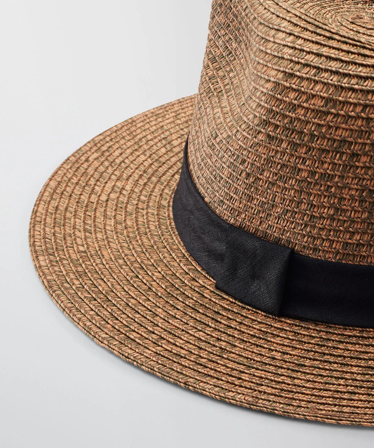 Paper Braid Hat - Coffee sold by GAZMAN product image thumbnail 4