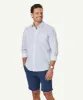 Casual Floral Print Long Sleeve Shirt - Blue sold by GAZMAN