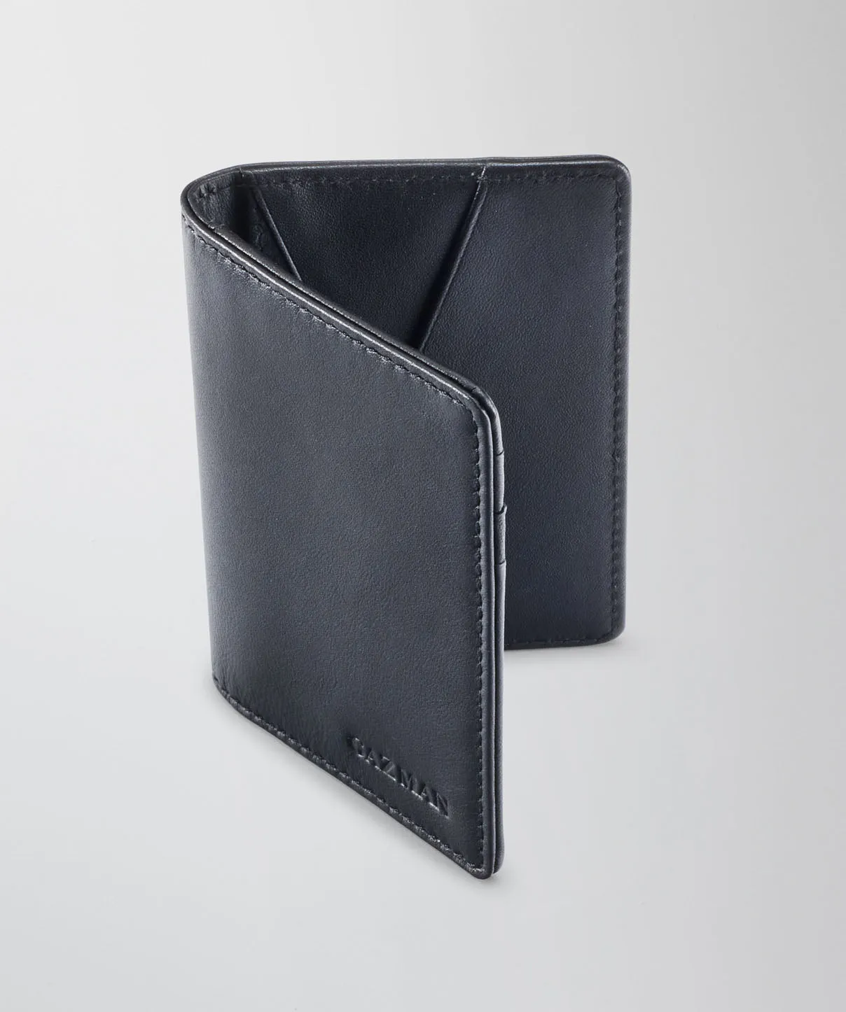 Slim Leather Wallet - Black sold by GAZMAN product image thumbnail 3