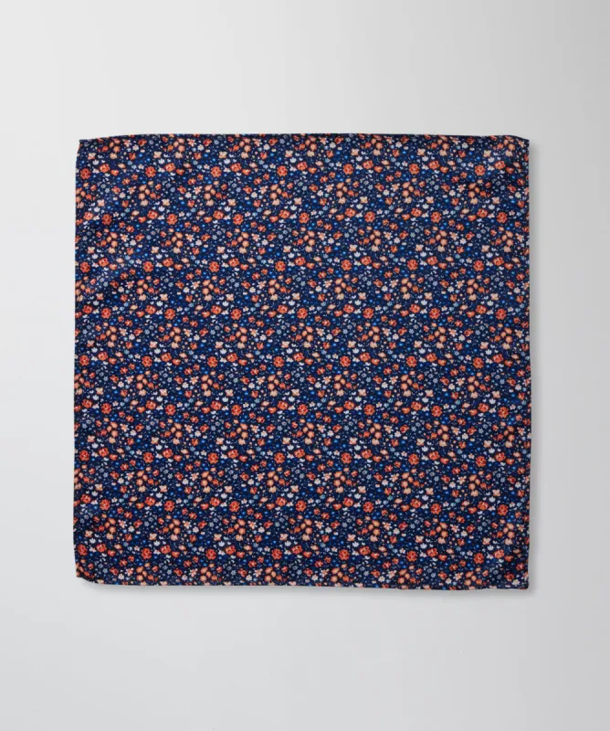 Micro Floral Pocket Square - Multi sold by GAZMAN