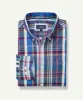 Casual Slub Multi Check Long Sleeve Shirt - Multi Check sold by GAZMAN