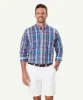 Casual Slub Multi Check Long Sleeve Shirt - Multi Check sold by GAZMAN