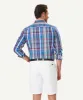 Casual Slub Multi Check Long Sleeve Shirt - Multi Check sold by GAZMAN