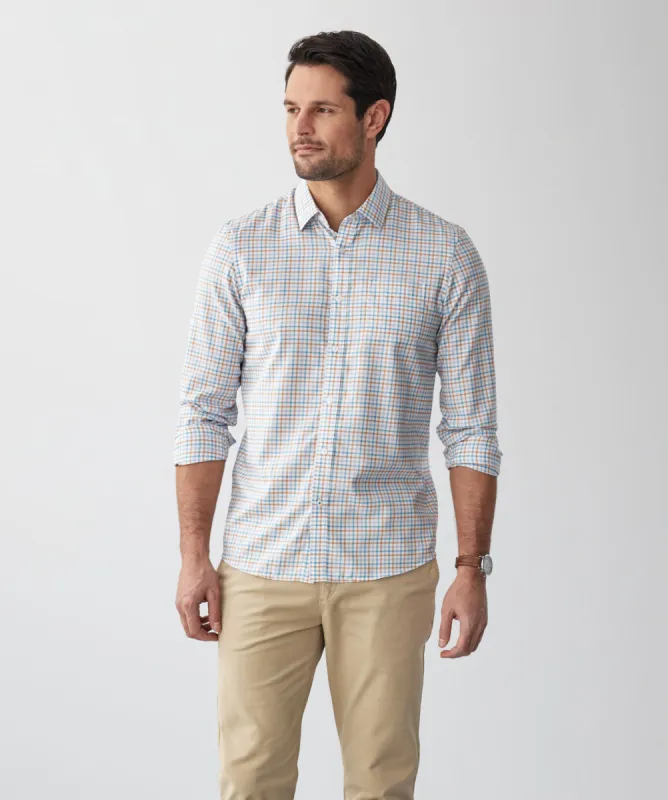 Tailored Easy Care Multi Check Long Sleeve Shirt - Multi Check sold by GAZMAN