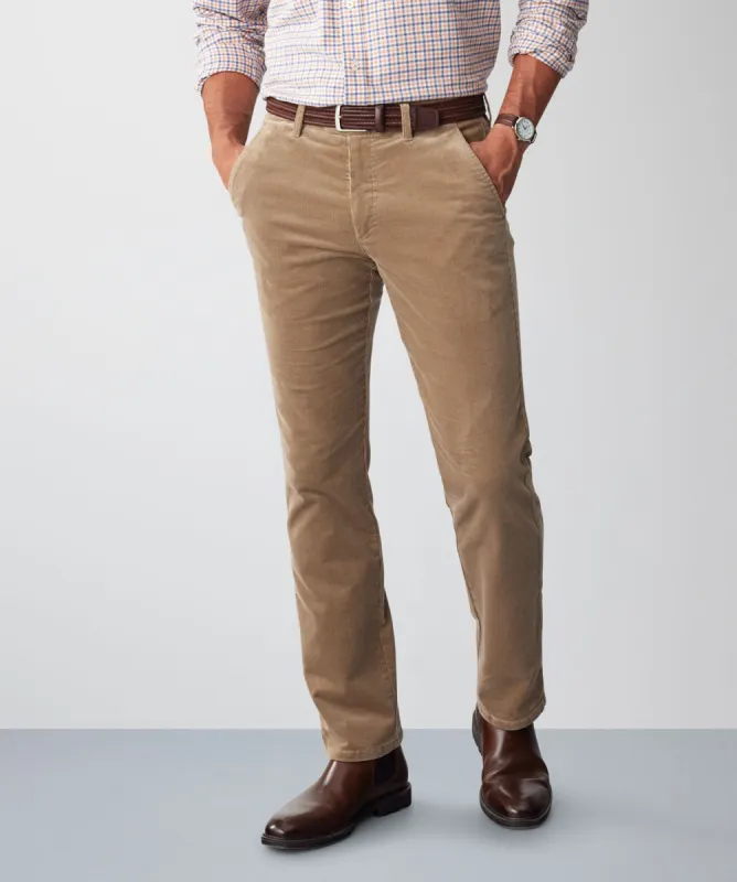 Stretch Corduroy Pant - Pebble sold by GAZMAN
