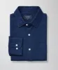 Pure French Linen Long Sleeve Shirt - Navy sold by GAZMAN
