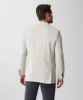 Wool Blend Herringbone Sports Jacket - Grey Melange sold by GAZMAN