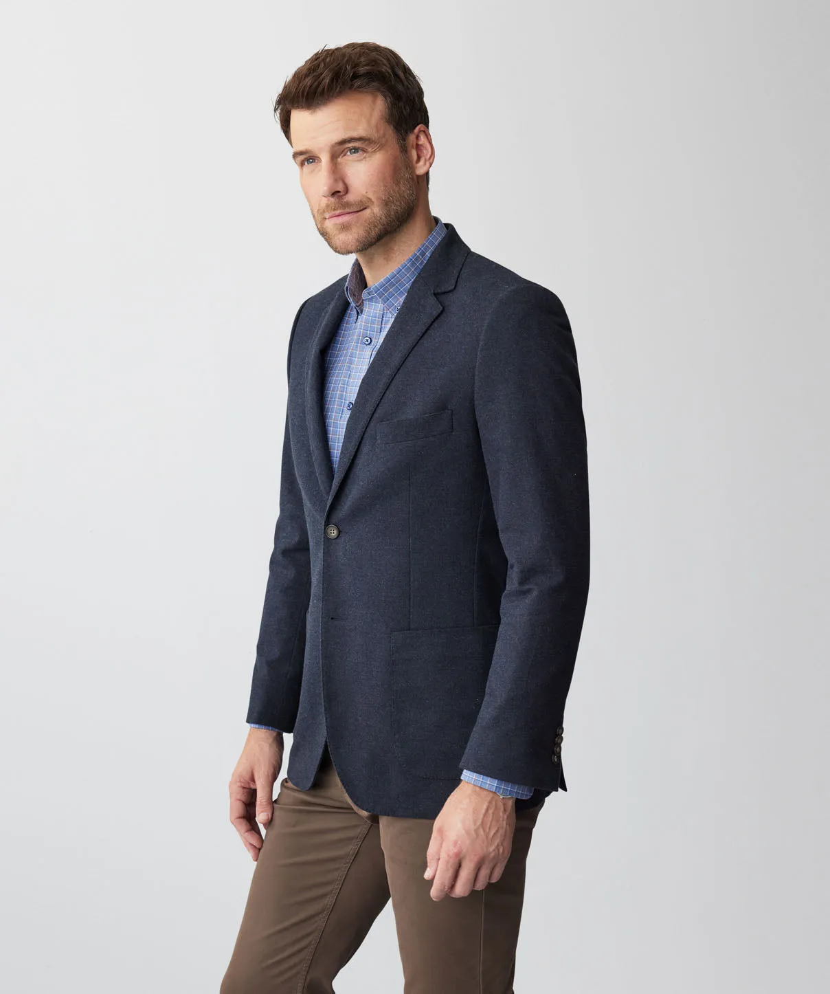 Comfort Twill Moleskin Sports Jacket - Midnight sold by GAZMAN product image thumbnail 4