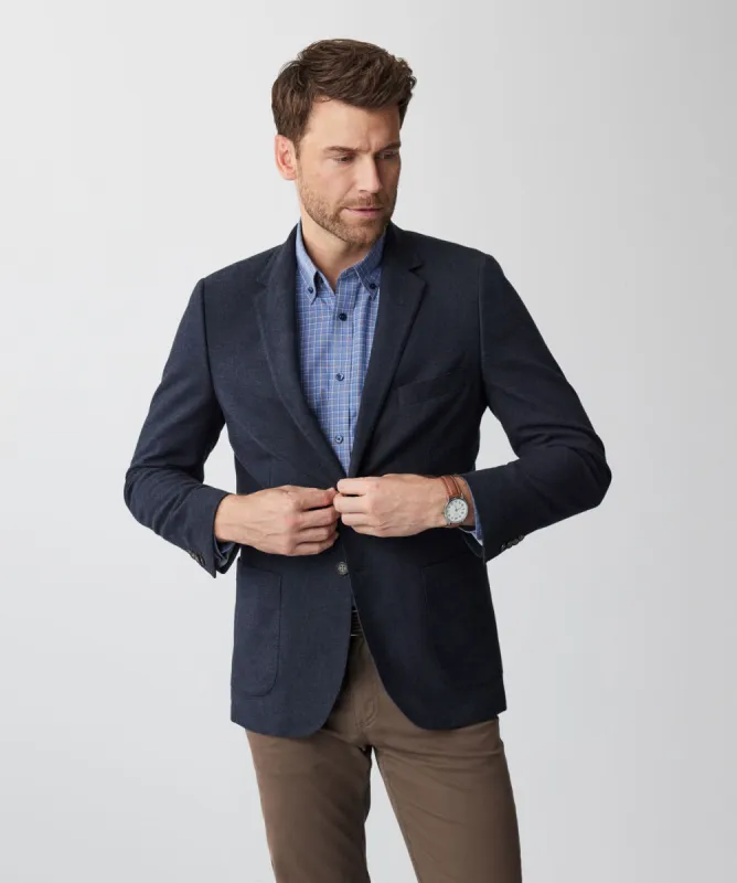 Comfort Twill Moleskin Sports Jacket - Midnight sold by GAZMAN