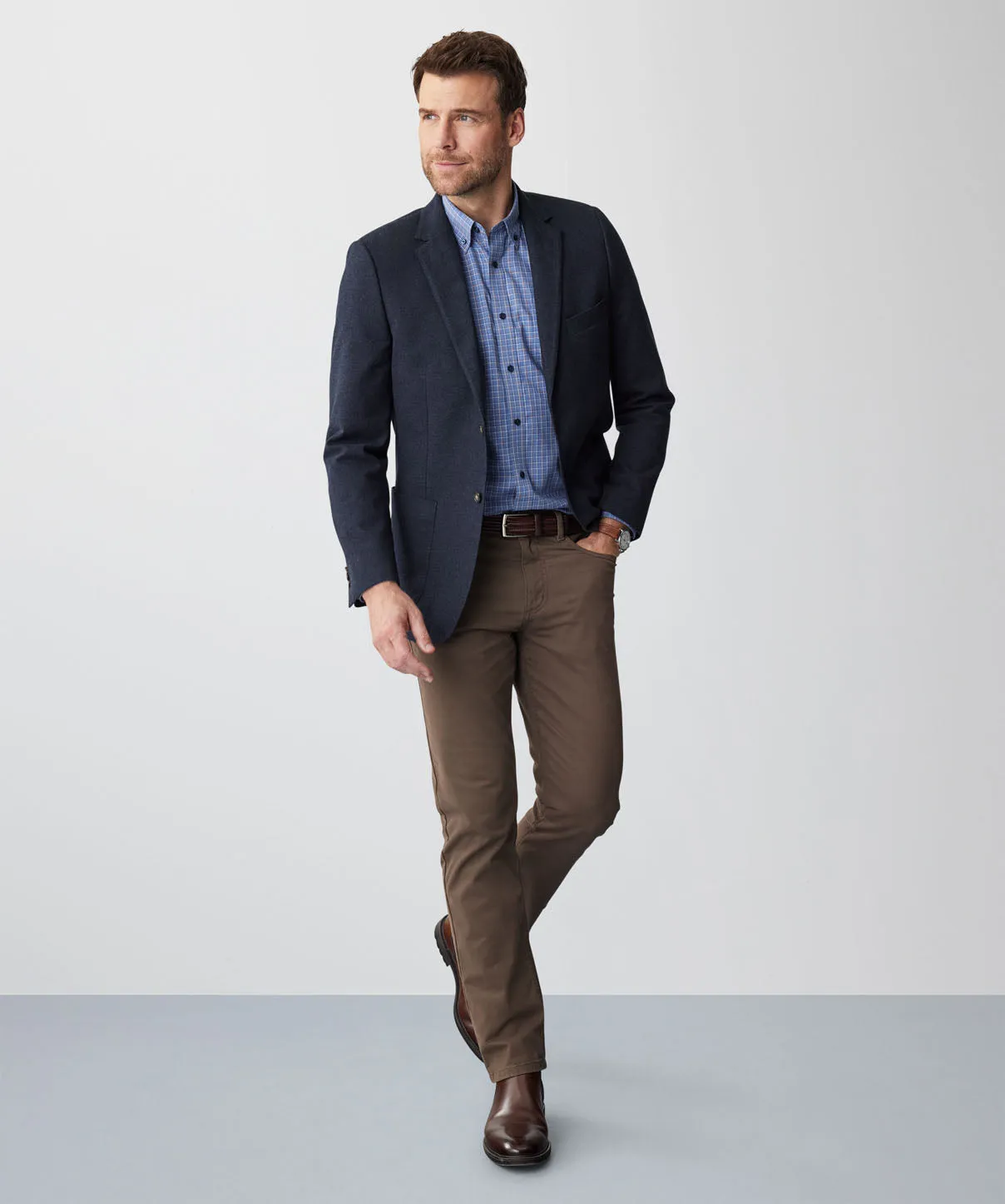 Comfort Twill Moleskin Sports Jacket - Midnight sold by GAZMAN product image thumbnail 3