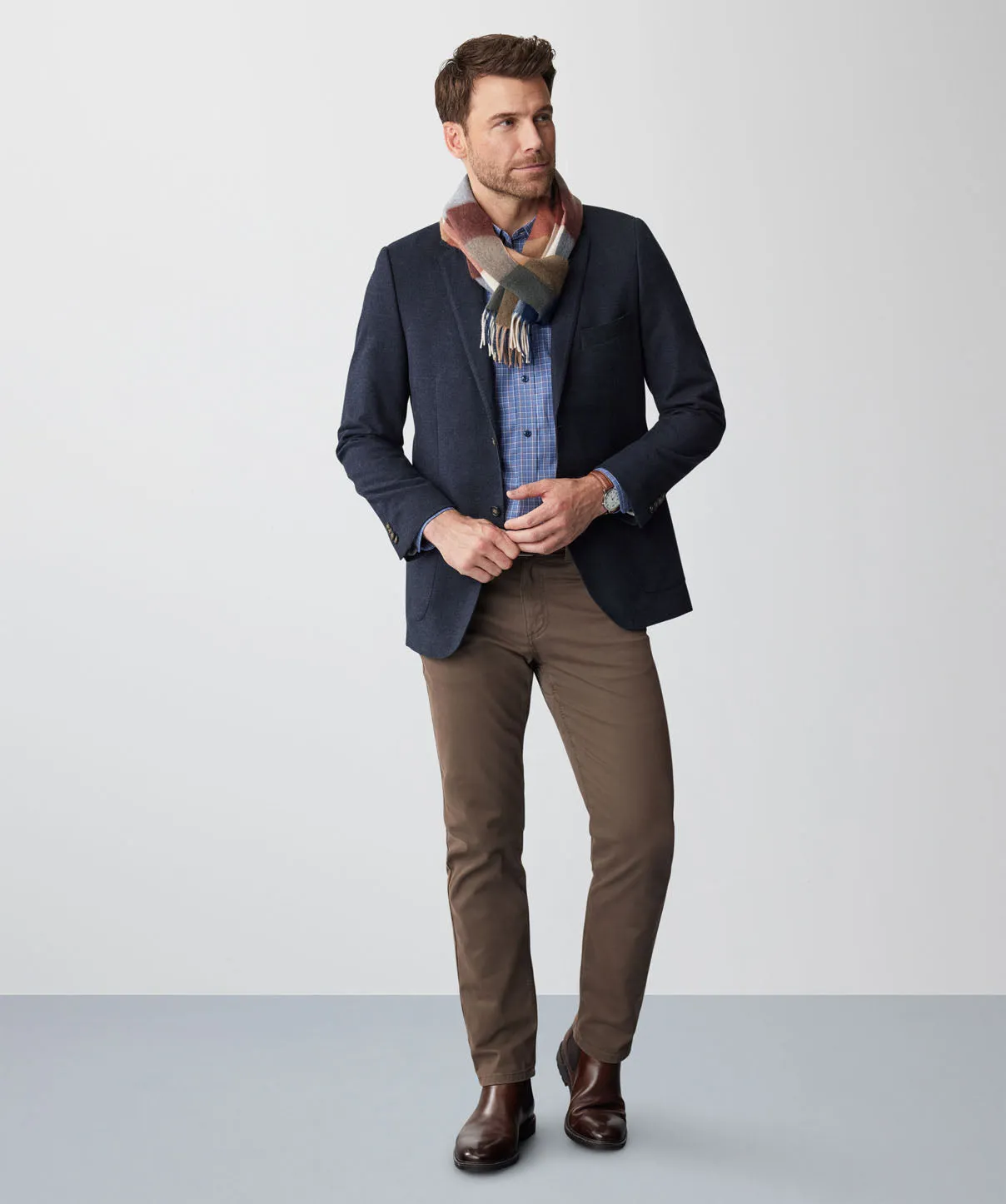 Comfort Twill Moleskin Sports Jacket - Midnight sold by GAZMAN product image thumbnail 5