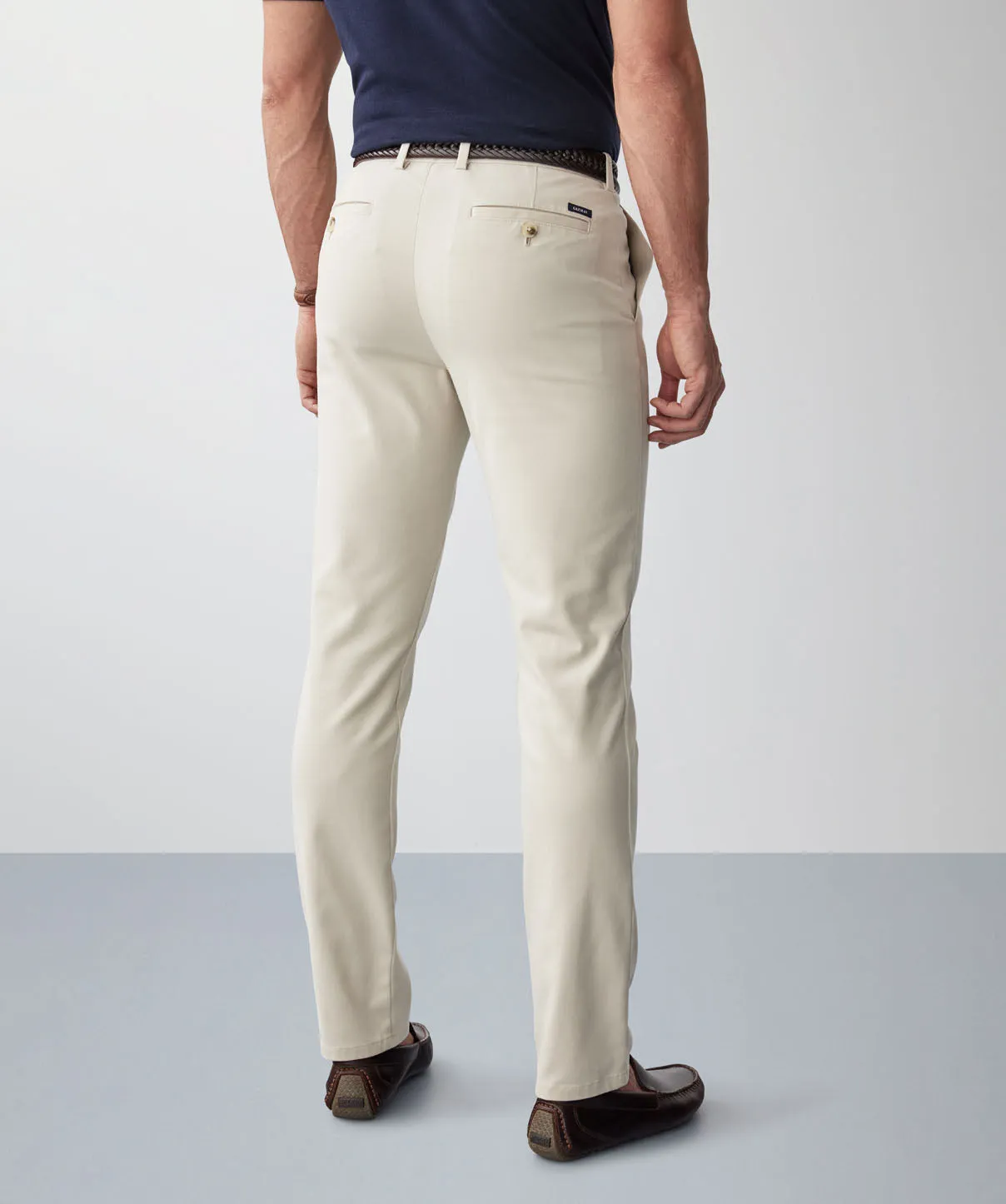 Non-Iron Modern Chino Pants - Stone sold by GAZMAN product image thumbnail 3