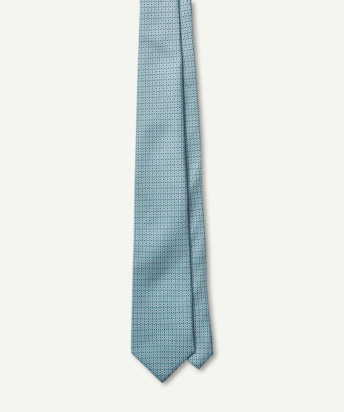 SILK GEO PRINT TIE - Palm sold by GAZMAN product image thumbnail 3