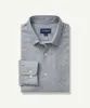 Brushed Twill Leaf Print Long Sleeve Shirt - Grey sold by GAZMAN