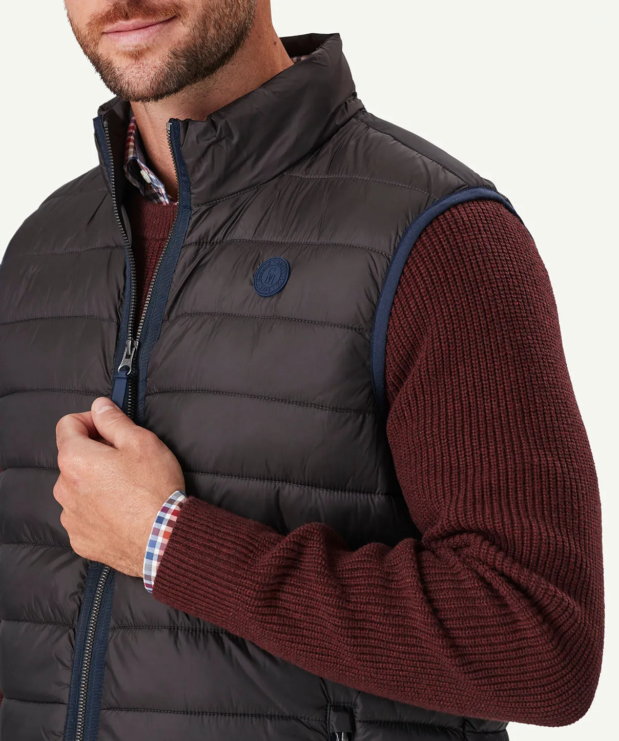 Lightweight Puffer Vest - Graphite sold by GAZMAN product image thumbnail 4