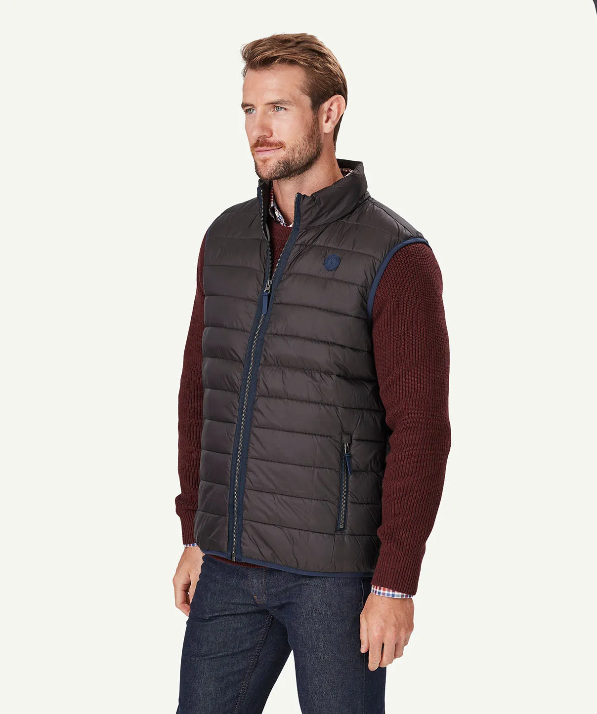 Lightweight Puffer Vest - Graphite sold by GAZMAN product image thumbnail 5