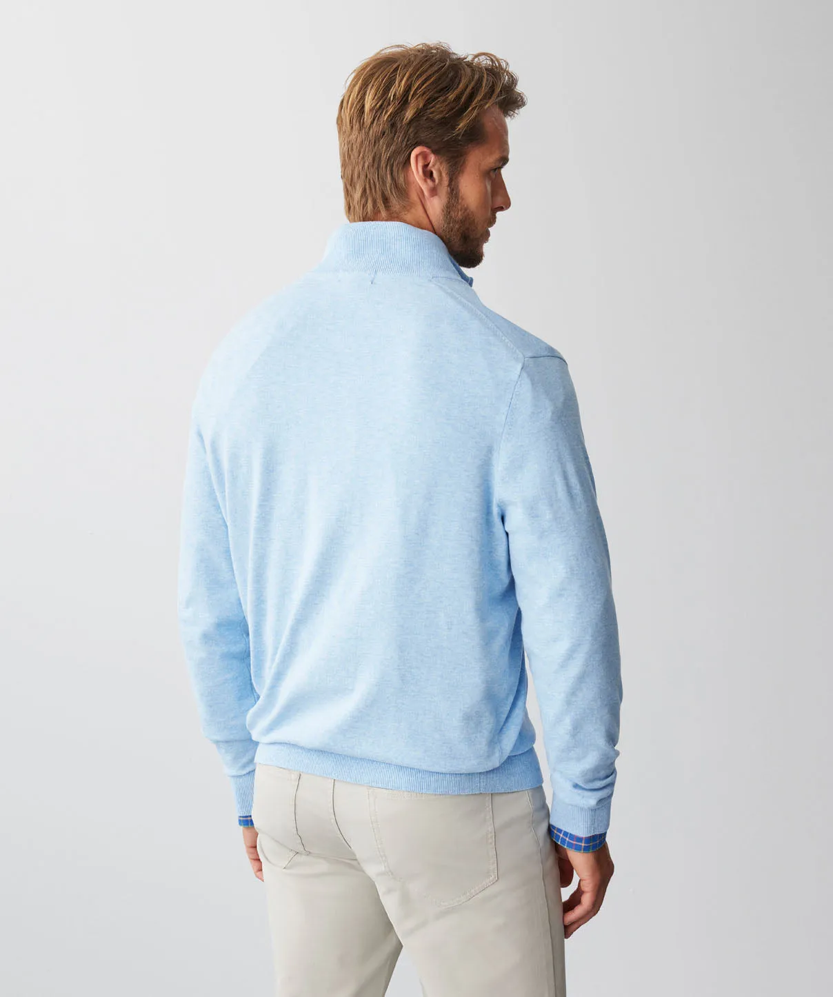 High Flex Half Zip Knit - Sky Blue sold by GAZMAN product image thumbnail 3
