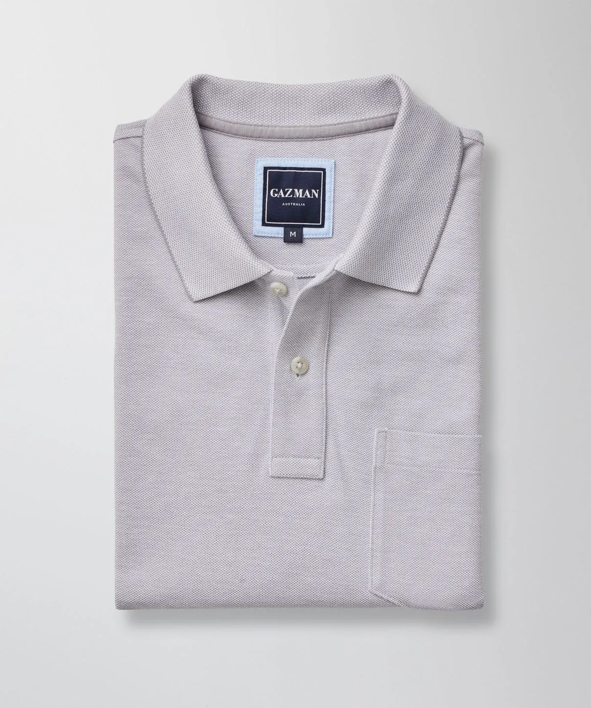 Oxford Pocket Polo - Grey sold by GAZMAN product image thumbnail 2