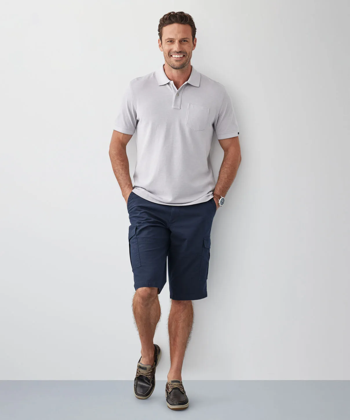 Oxford Pocket Polo - Grey sold by GAZMAN product image thumbnail 5