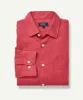 Pure French Linen Long Sleeve Shirt - Red sold by GAZMAN