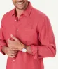 Pure French Linen Long Sleeve Shirt - Red sold by GAZMAN