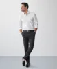 Non-Iron Modern Chino Pants - Black sold by GAZMAN
