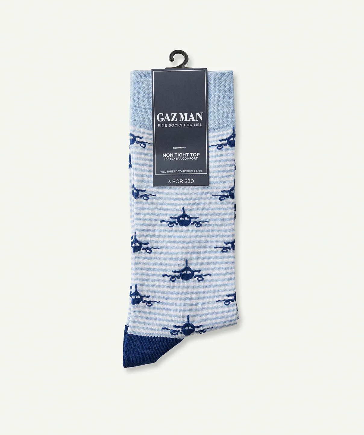 Non Tight Jet Set Sock - Sky Blue sold by GAZMAN product image thumbnail 2