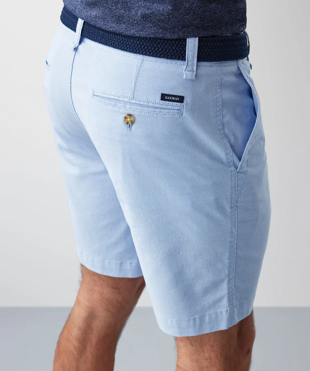Active Houndstooth Short - Light Blue sold by GAZMAN product image thumbnail 3