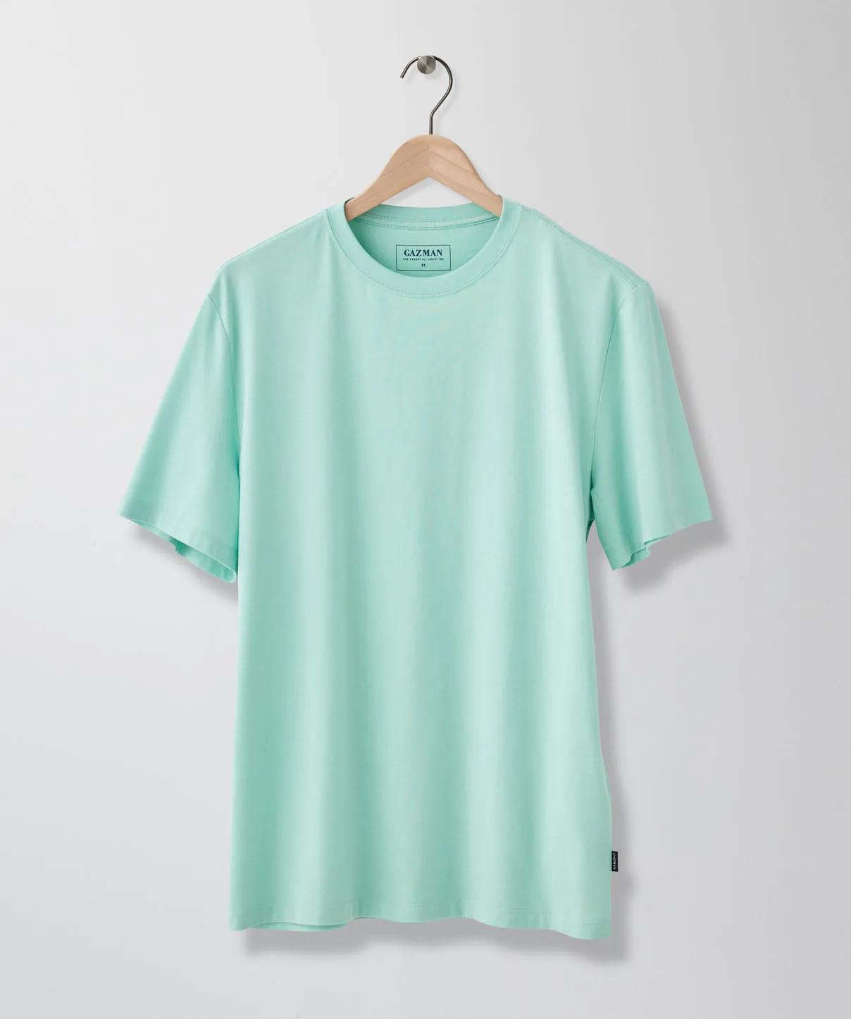 Basic Crew T-shirt - Aqua sold by GAZMAN product image thumbnail 2