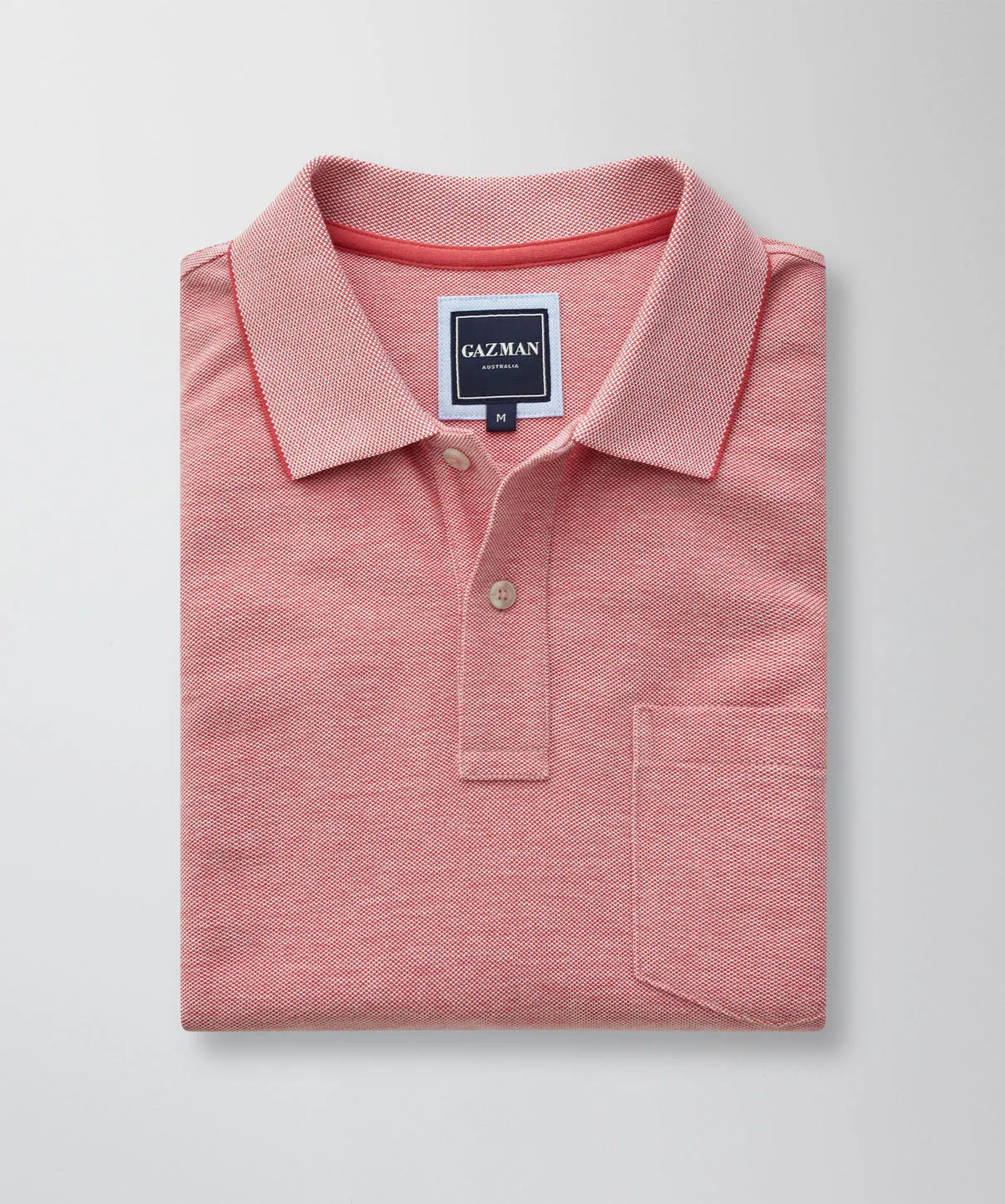 Oxford Pocket Polo - Watermelon sold by GAZMAN product image thumbnail 2