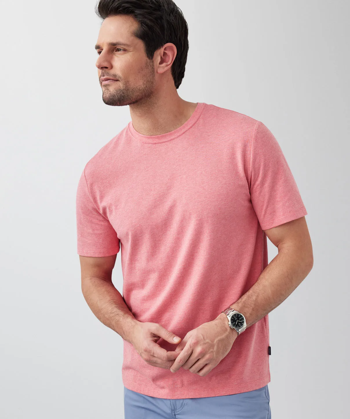 Basic Crew T-shirt - Watermelon sold by GAZMAN product image thumbnail 4