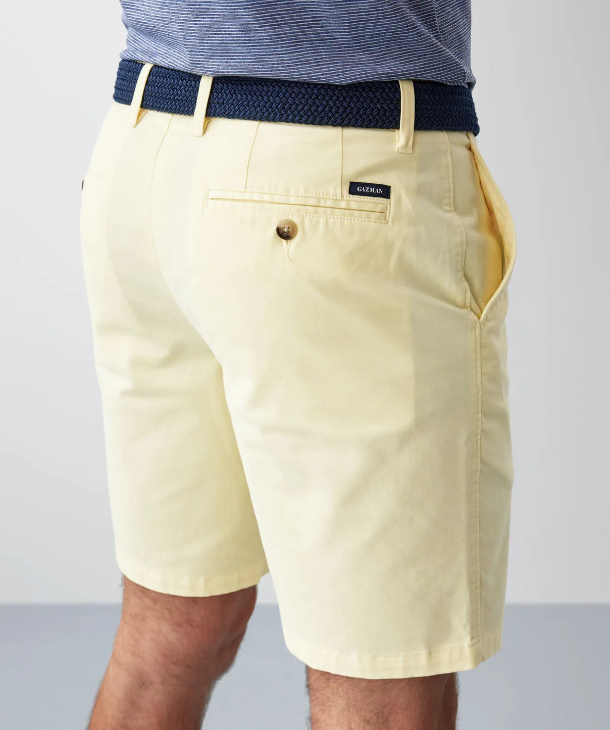 Comfort Twill Shorts - Pale Yellow sold by GAZMAN product image thumbnail 4