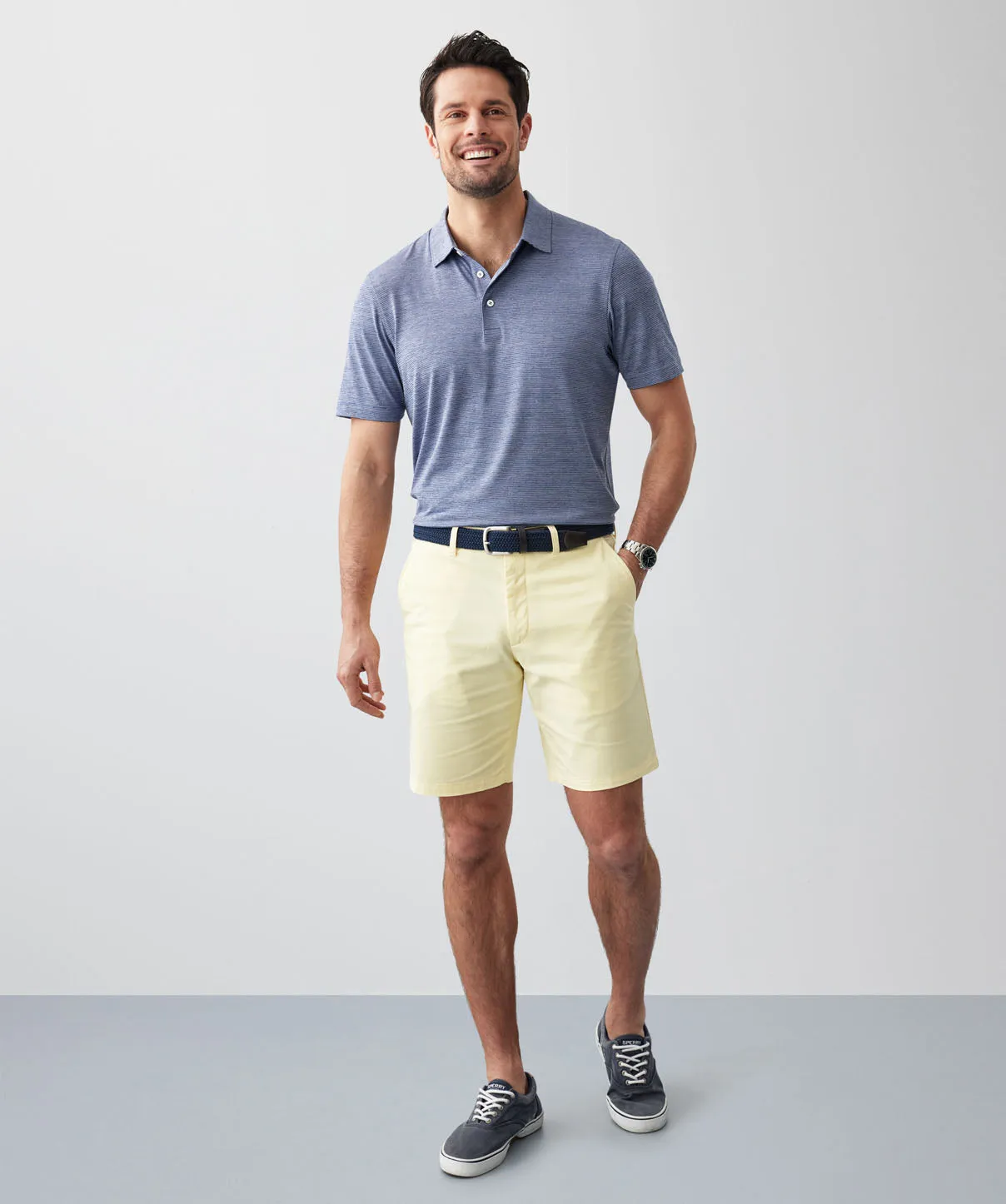 Comfort Twill Shorts - Pale Yellow sold by GAZMAN product image thumbnail 5