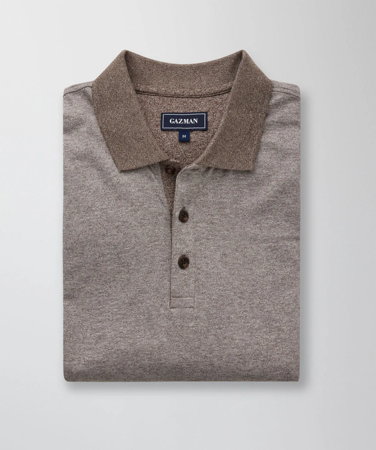 Smart Heather Polo - Taupe sold by GAZMAN product image thumbnail 2