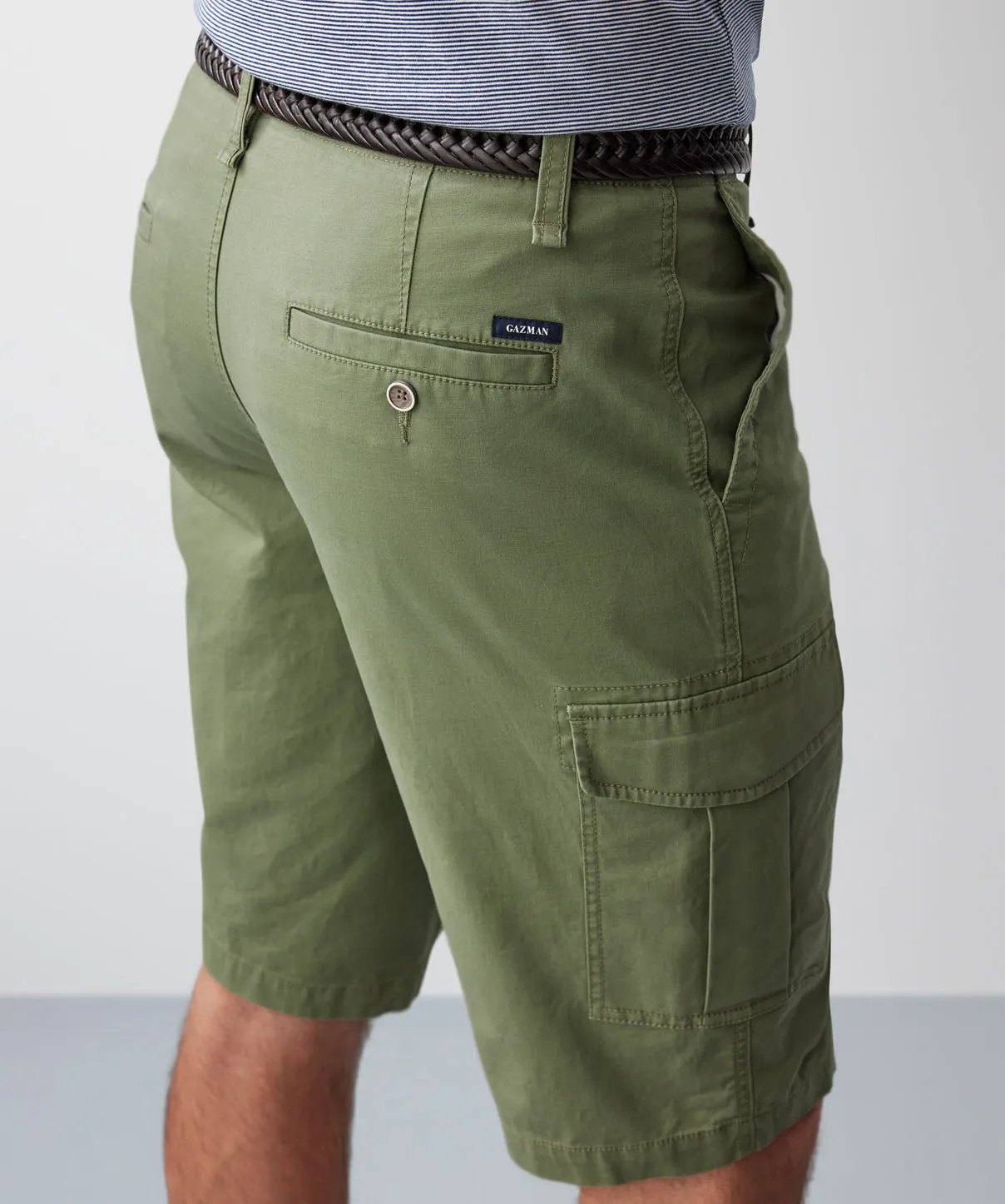 Long Cargo Shorts - Khaki sold by GAZMAN product image thumbnail 4