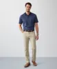 Smart Heather Polo - Denim sold by GAZMAN