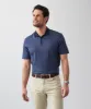 Smart Heather Polo - Denim sold by GAZMAN