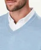 Merino V Neck Knit - Cloud sold by GAZMAN