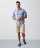 Casual Slub Check Short Sleeve Shirt - Blue sold by GAZMAN
