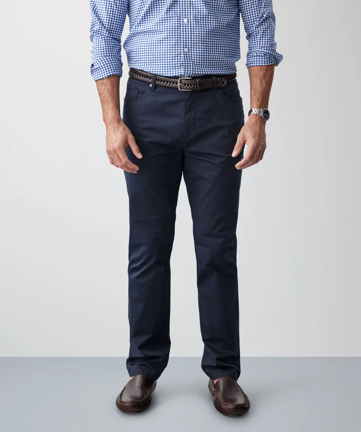 Featherweight Five Pocket Pants - Midnight sold by GAZMAN