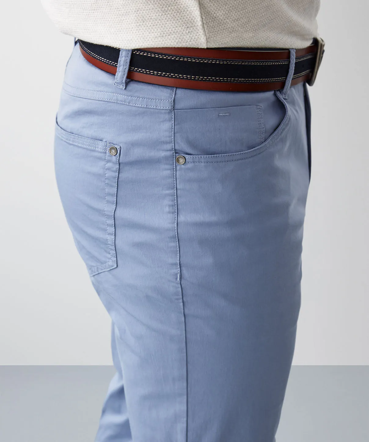 Featherweight Five Pocket Pants - Blue sold by GAZMAN product image thumbnail 4